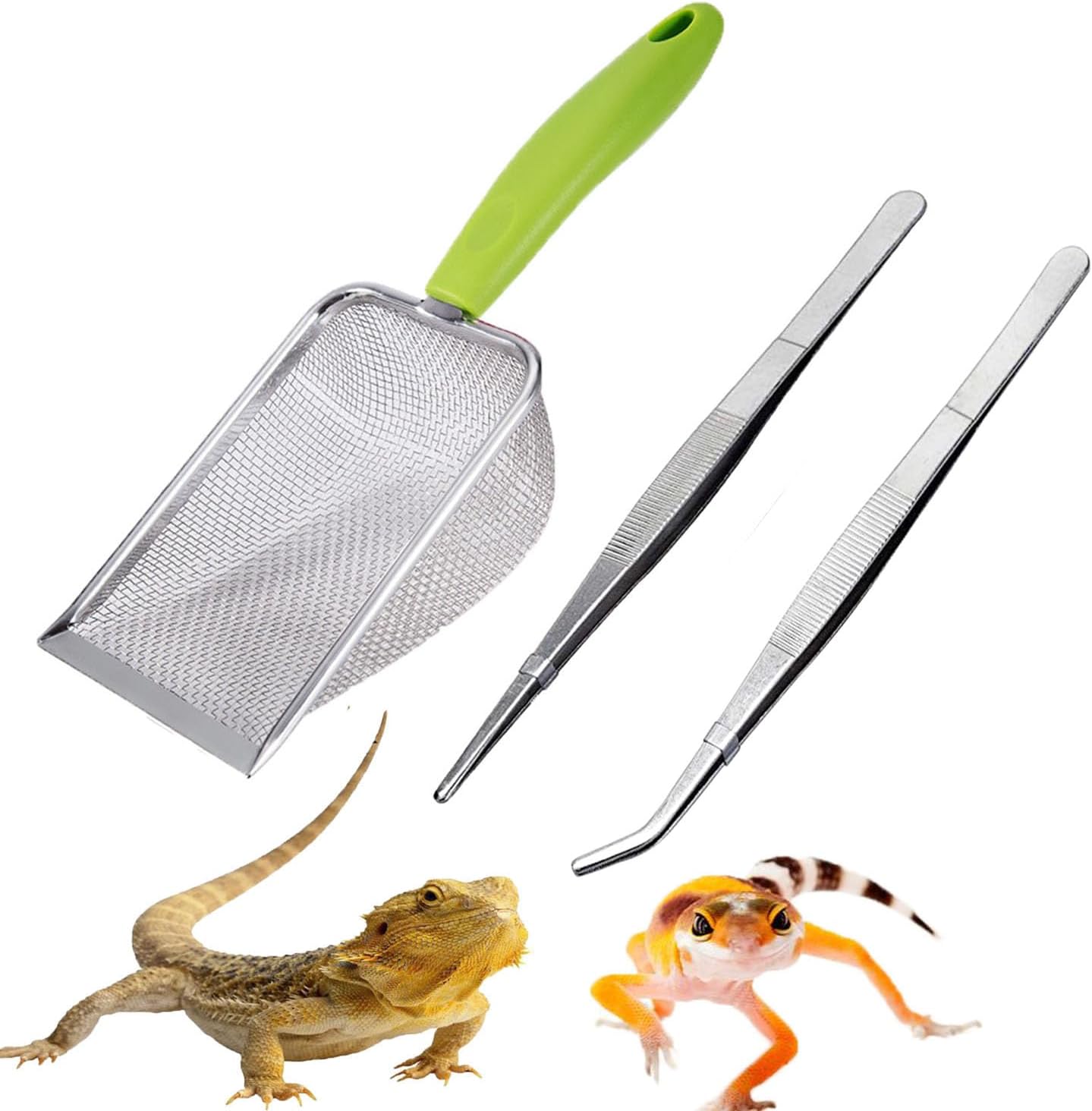 Feeding Tong Stainless - Reptile Sand Scoop Set - Fine