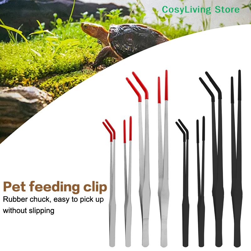 Reptile Feeding Tongs With Rub - đánh giá và giá Feeding Tong Stainless