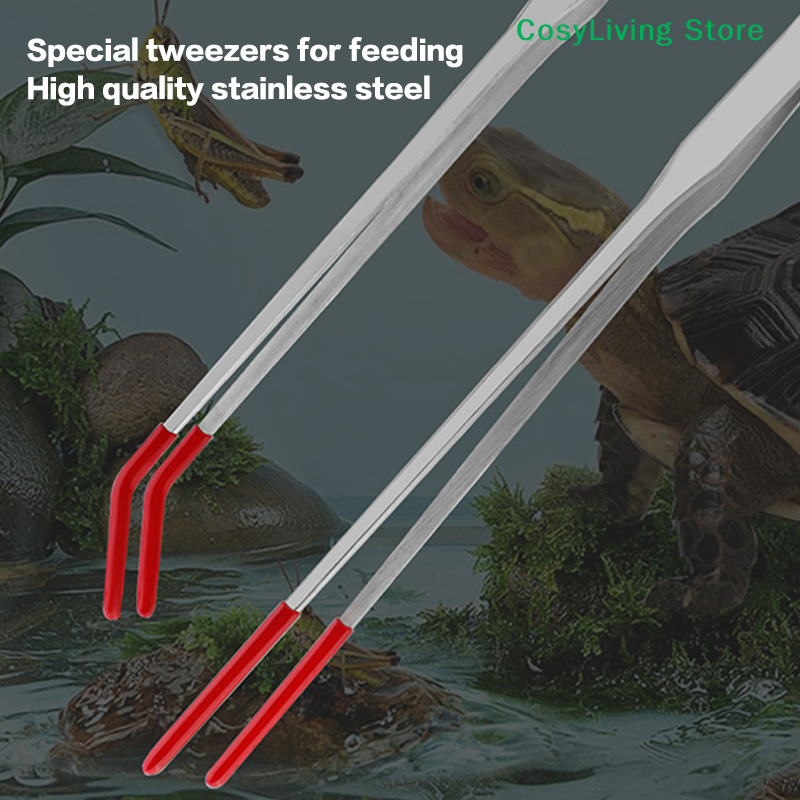 Reptile Feeding Tongs With Rub - đánh giá và giá Feeding Tong Stainless