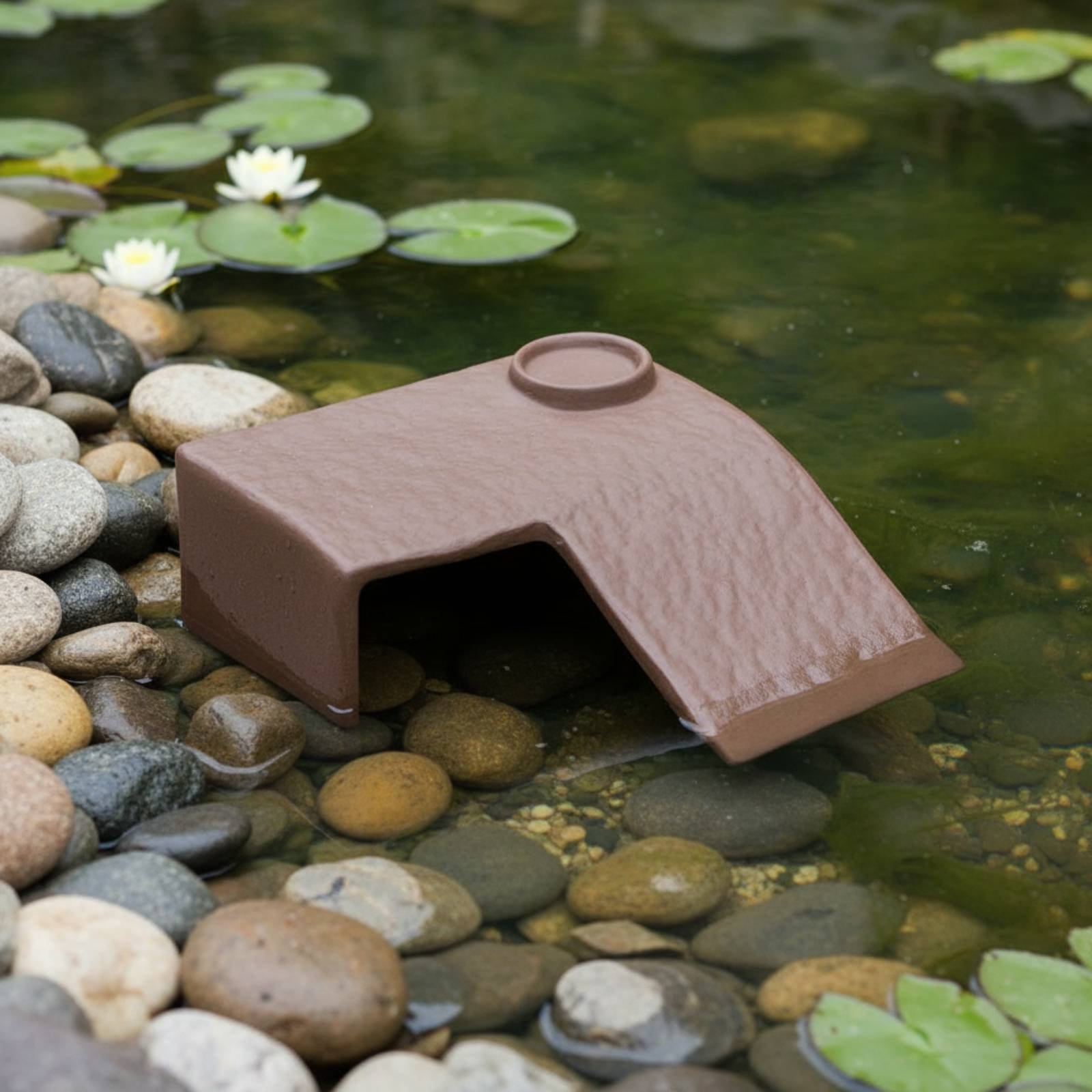 2 Pieces Turtle Basking Dock E - đánh giá và giá Hide Cave Ceramic