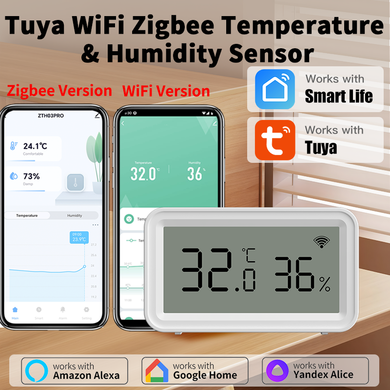 Tuya Zigbee WiFi Thermometer H - đánh giá và giá Digital Hygrometer Probe