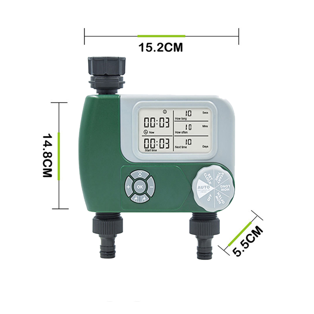 Electronic Garden Hose Water T - đánh giá và giá Timer Dual Outlet