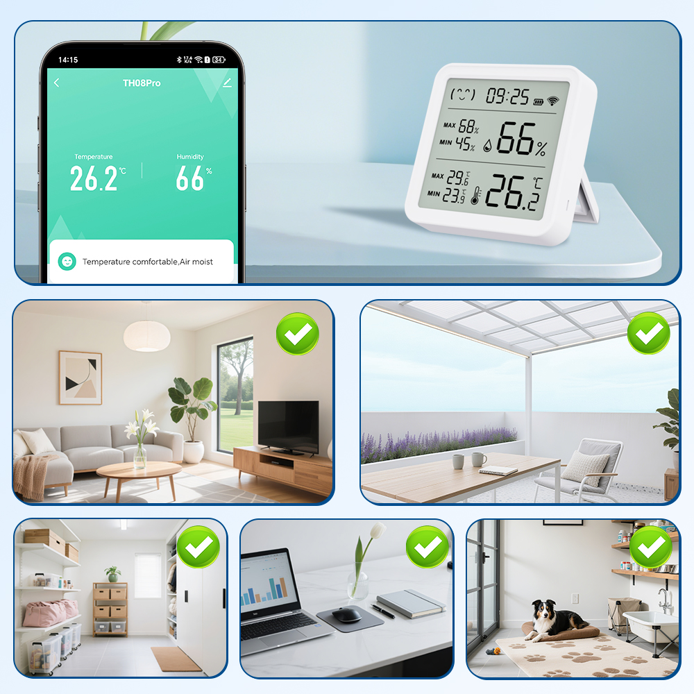 Tuya WiFi Thermometer hygromet - đánh giá và giá Digital Hygrometer Probe