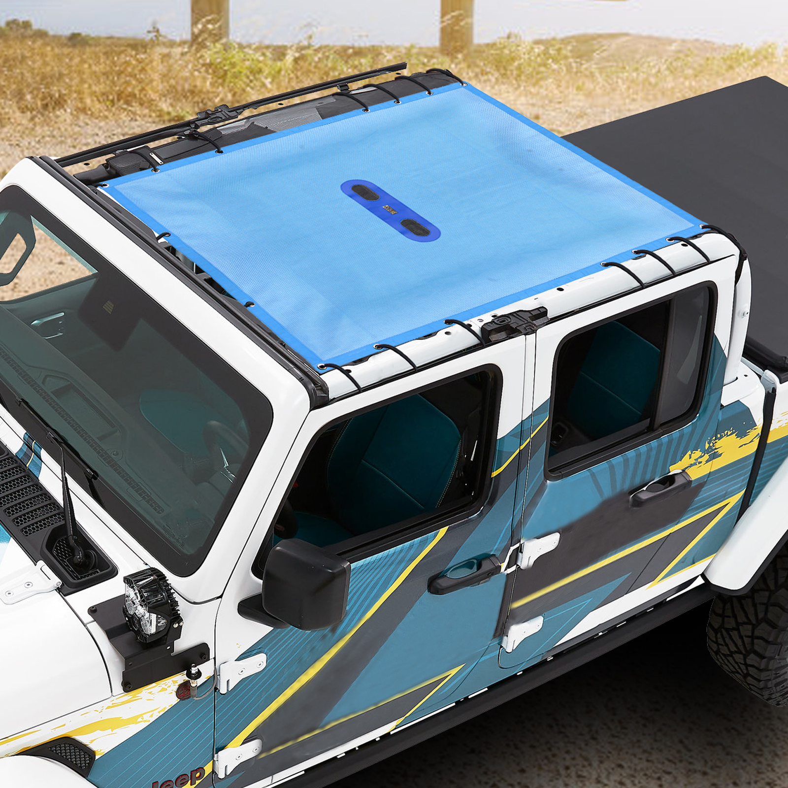 For Jeep Gladiator JT 4 Door A - đánh giá và giá Screen Top Mesh