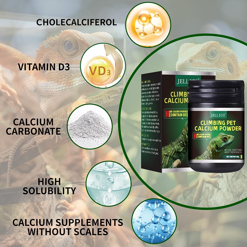 Crawling Pet Vitamin D3 Calciu - đánh giá và giá Calcium Powder Reptile