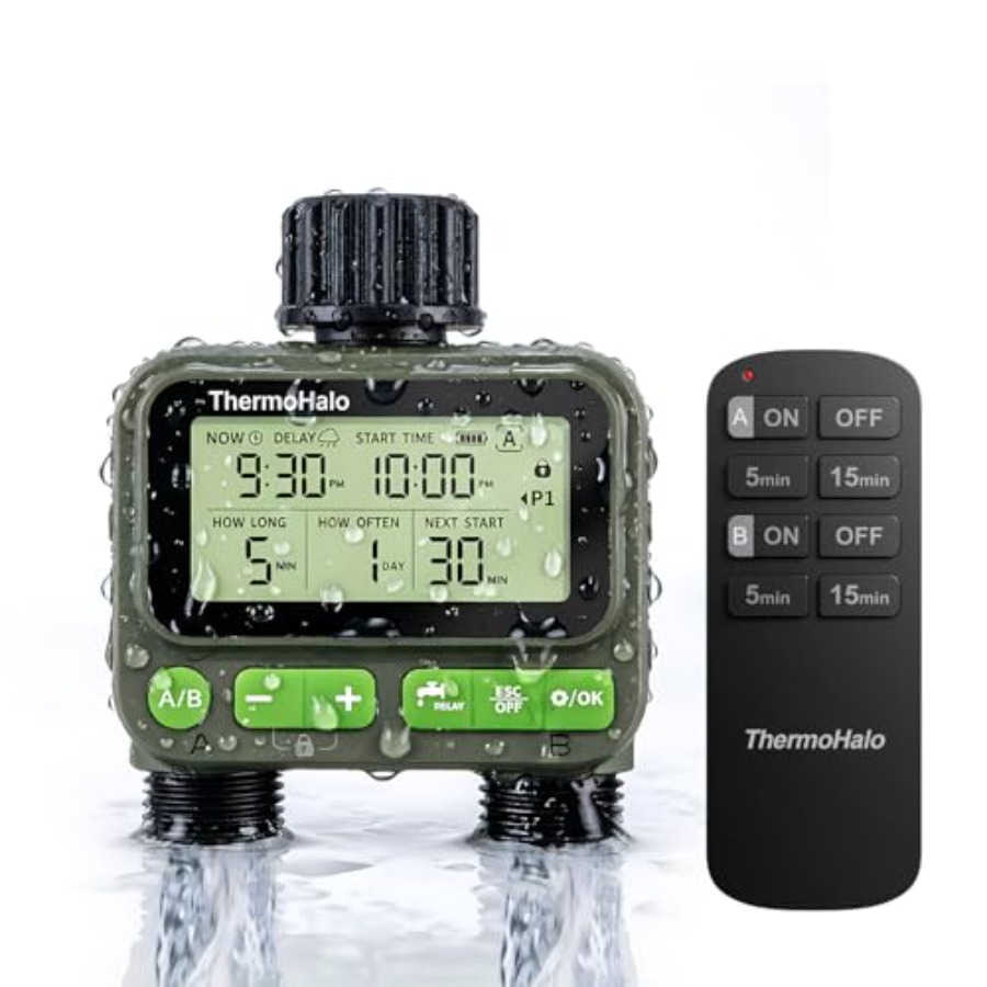 Smart Sprinkler Timer for Lawn - đánh giá và giá Timer Dual Outlet