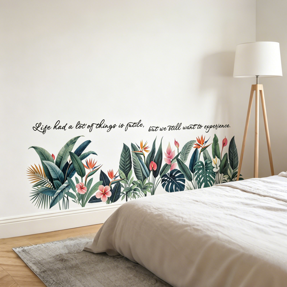 Tropical background wall stick - đánh giá và giá Pvc Panel Background