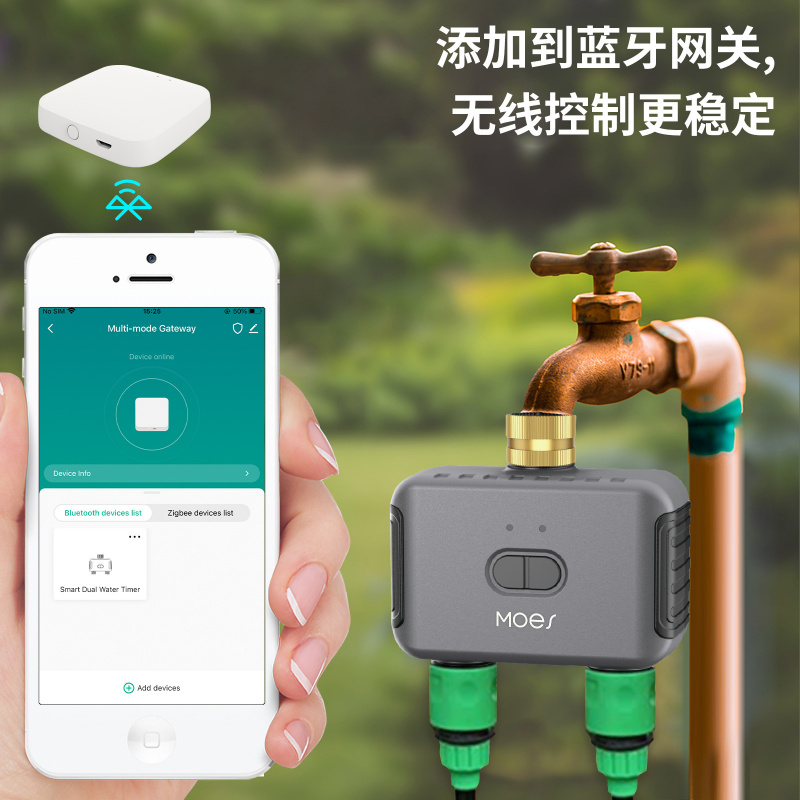 TS Bluetooth Tuya Smart Garden - đánh giá và giá Timer Dual Outlet