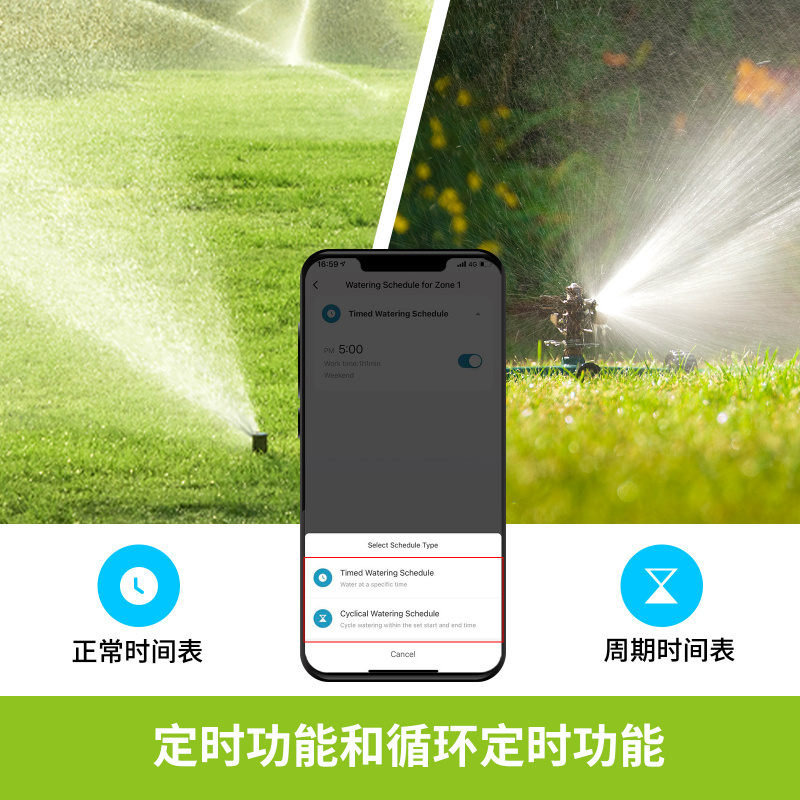 TS Bluetooth Tuya Smart Garden - đánh giá và giá Timer Dual Outlet