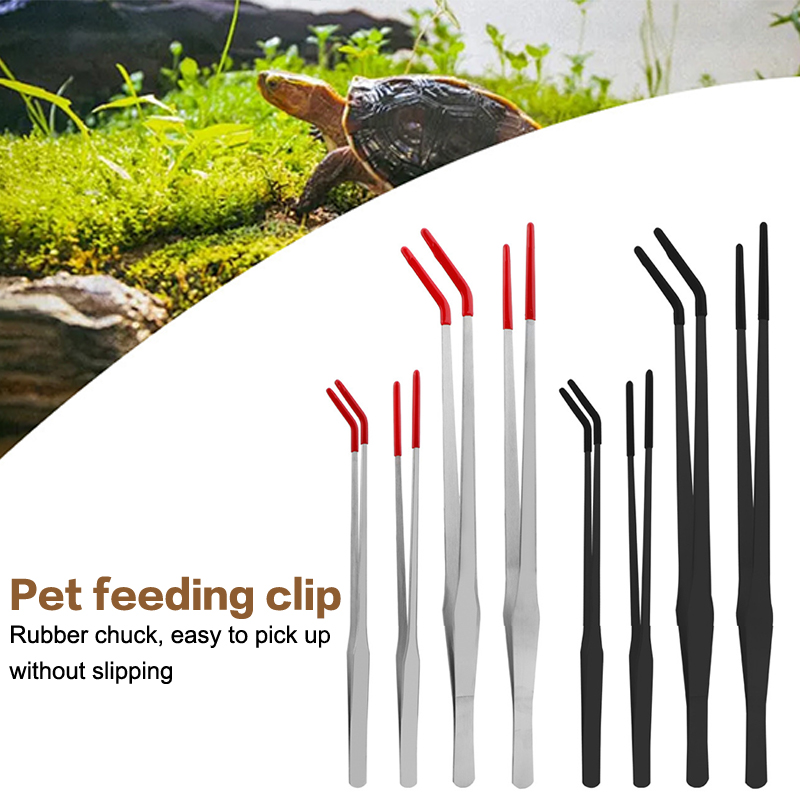 Fish Tank Cleaning Tools Snake - đánh giá và giá Feeding Tong Stainless