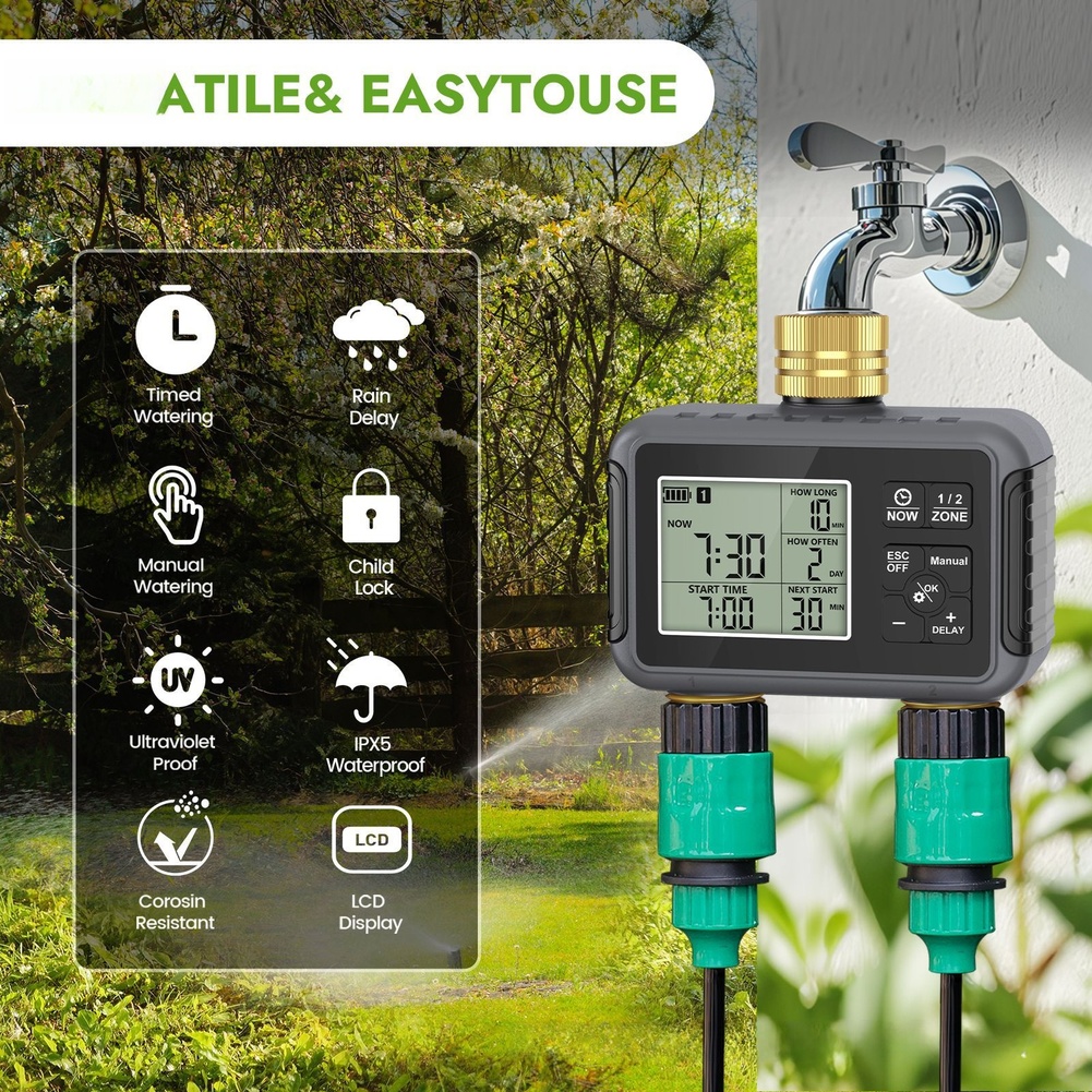 Automatic Controller Battery O - đánh giá và giá Timer Dual Outlet