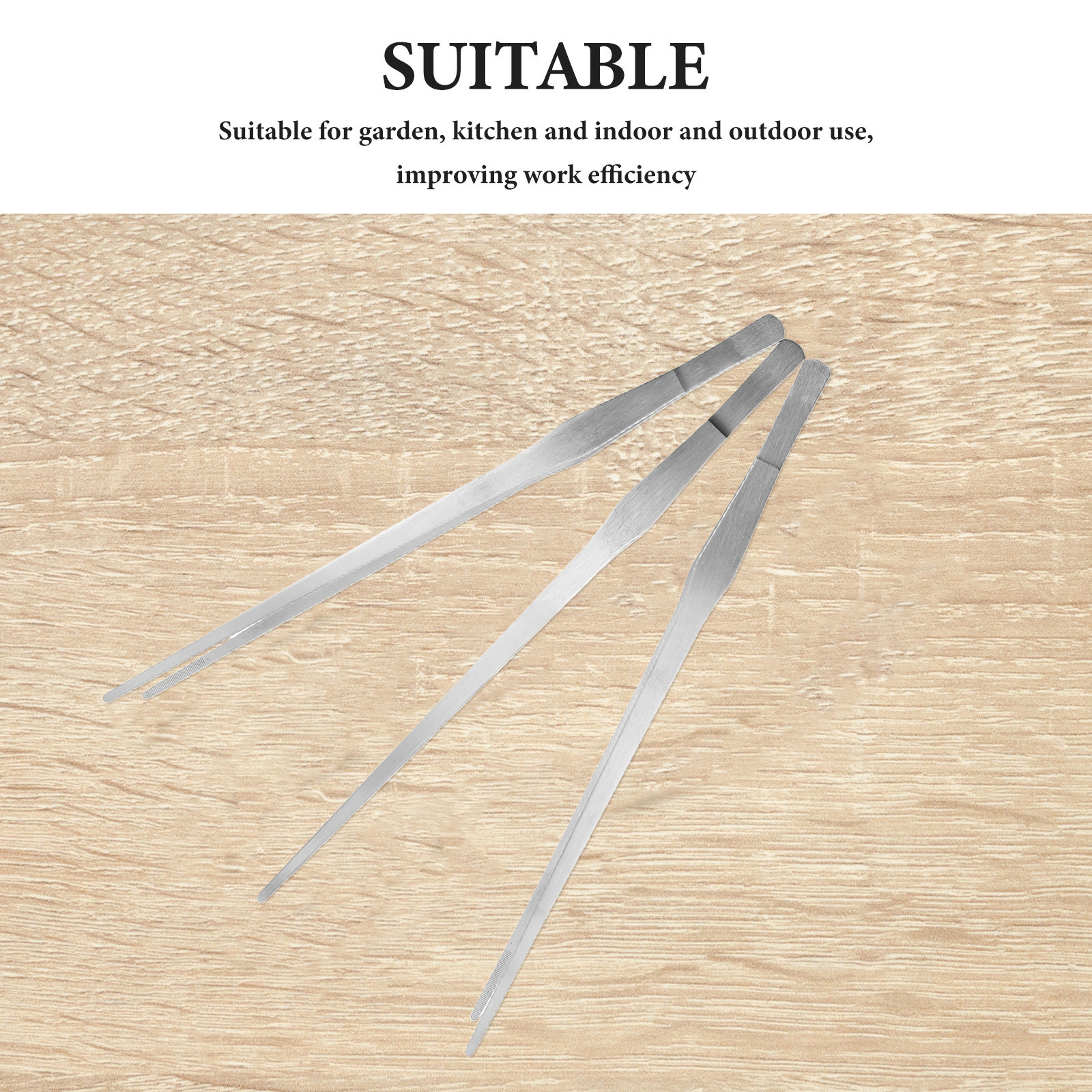 3Pcs Stainless Steel Feeding T - đánh giá và giá Feeding Tong Stainless