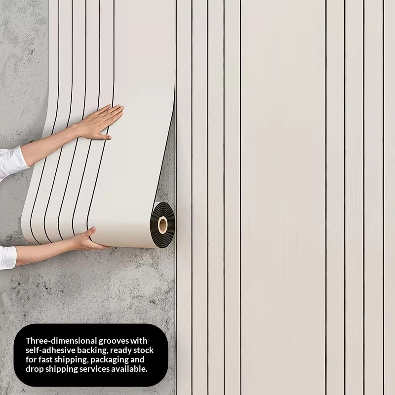 Wall stickers self-adhesive TV - đánh giá và giá Pvc Panel Background